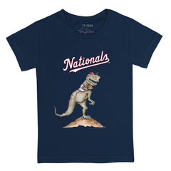Washington Nationals Tiny Turnip Youth TT Rex T-Shirt - Navy - MLB Lifestyle