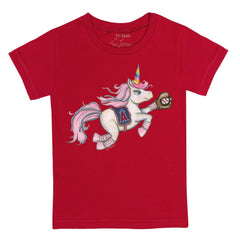 Los Angeles Angels Tiny Turnip Youth Unicorn T-Shirt - Red - MLB Online
