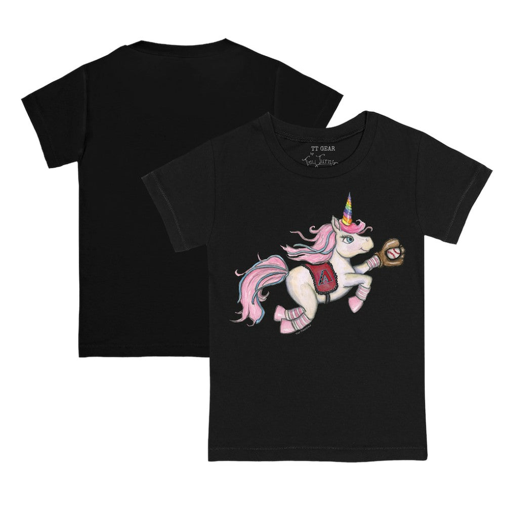 Arizona Diamondbacks Tiny Turnip Youth Unicorn T-Shirt - Black - MLB Lifestyle