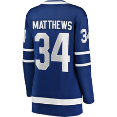 Auston Matthews Toronto Maple Leafs Fanatics Women's Home Breakaway Jersey - Blue - NHL 5324173