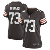 Nike Joe Thomas Cleveland Browns Women's Retired Game Player Jersey Brown
