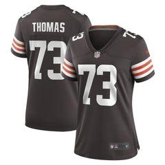 Nike Joe Thomas Cleveland Browns Women's Retired Game Player Jersey Brown
