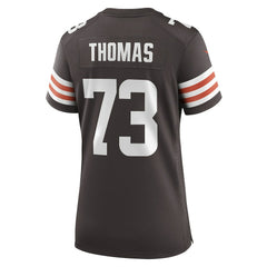 Nike Joe Thomas Cleveland Browns Women's Retired Game Player Jersey Brown