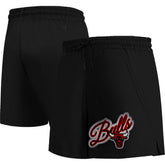 Chicago Bulls Pro Standard Women's Script Woven Shorts Black