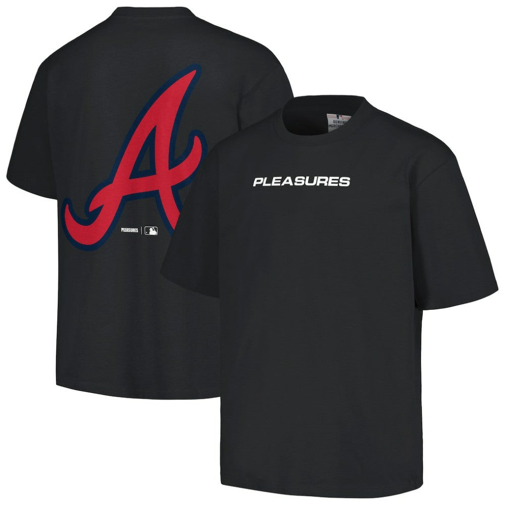 Atlanta Braves PLEASURES Ballpark T-Shirt - Black - MLB Online