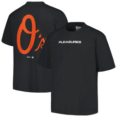 Baltimore Orioles PLEASURES Ballpark T-Shirt - Black - MLB Online
