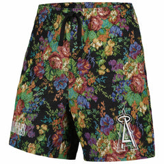 Los Angeles Angels PLEASURES Floral Shorts - Black - MLB Online