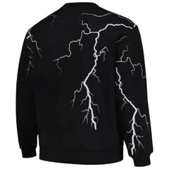 Atlanta Braves PLEASURES Lightning Crewneck Pullover Sweatshirt - Black - MLB Online