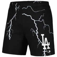 Los Angeles Dodgers PLEASURES Lightning Shorts - Black - MLB Online