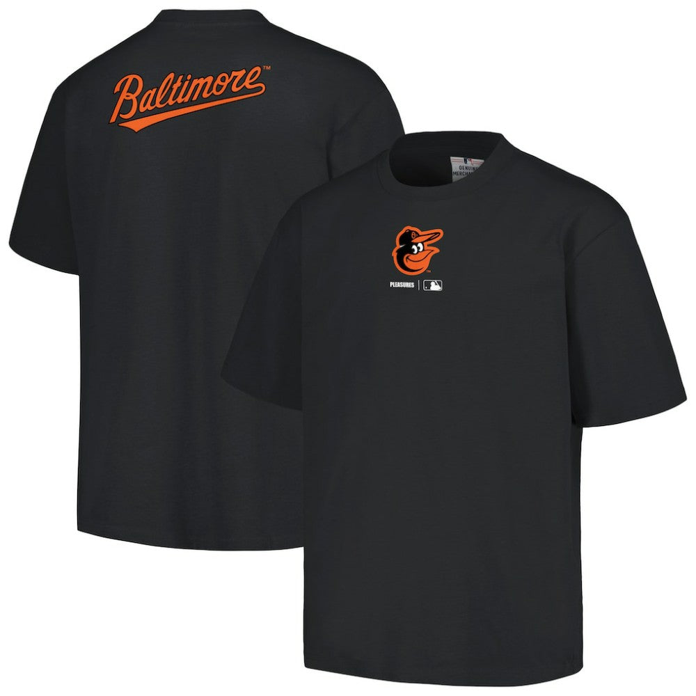 Baltimore Orioles PLEASURES Mascot T-Shirt - Black - MLB Discount