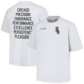Chicago White Sox PLEASURES Precision T-Shirt - White - MLB Lifestyle