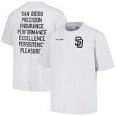 San Diego Padres PLEASURES Precision T-Shirt - White - MLB Discount