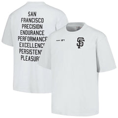 San Francisco Giants PLEASURES Precision T-Shirt - White - MLB Sale
