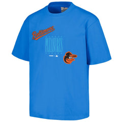 Baltimore Orioles PLEASURES Repurpose T-Shirt - Blue - MLB on Sale
