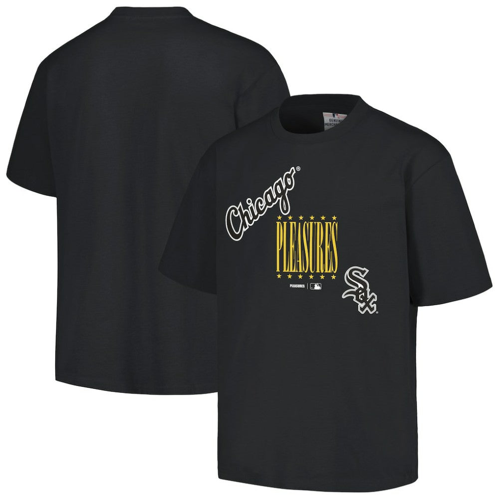 Chicago White Sox PLEASURES Repurpose T-Shirt - Black - MLB Sale