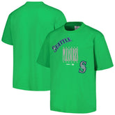 Seattle Mariners PLEASURES Repurpose T-Shirt - Green - MLB Sale