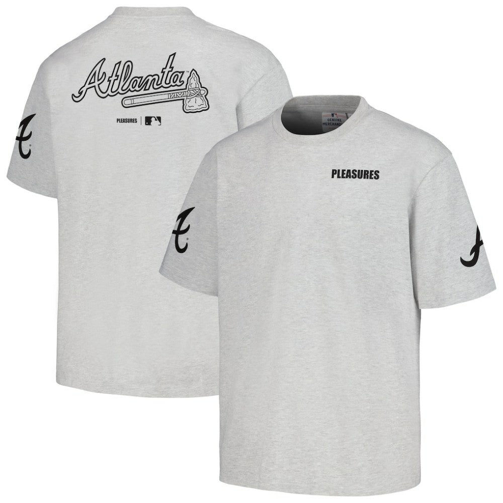 Atlanta Braves PLEASURES Team T-Shirt - Gray - MLB Online