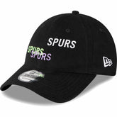 Tottenham Hotspur New Era Triple Wordmark 9FORTY Adjustable Hat Black - New Era Discount