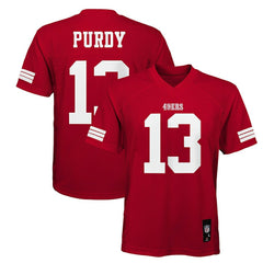 Brock Purdy San Francisco 49ers Youth Replica Player Jersey Scarlet