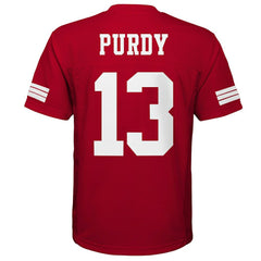 Brock Purdy San Francisco 49ers Youth Replica Player Jersey Scarlet
