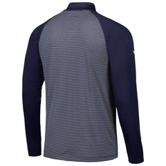 Detroit Tigers Levelwear Charter Striped Raglan Quarter-Zip Top - Navy - MLB on Sale