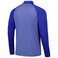 Chicago Cubs Levelwear Charter Striped Raglan Quarter-Zip Top - Royal - MLB Lifestyle