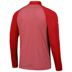 St. Louis Cardinals Levelwear Charter Striped Raglan Quarter-Zip Top - Red - MLB Lifestyle
