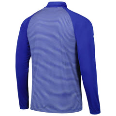 Los Angeles Dodgers Levelwear Charter Striped Raglan Quarter-Zip Top - Royal - MLB Lifestyle