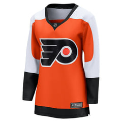 Philadelphia Flyers Fanatics Women's Home Breakaway Jersey - Burnt Orange - NHL 5335196