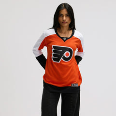 Philadelphia Flyers Fanatics Women's Home Breakaway Jersey - Burnt Orange - NHL 5335196