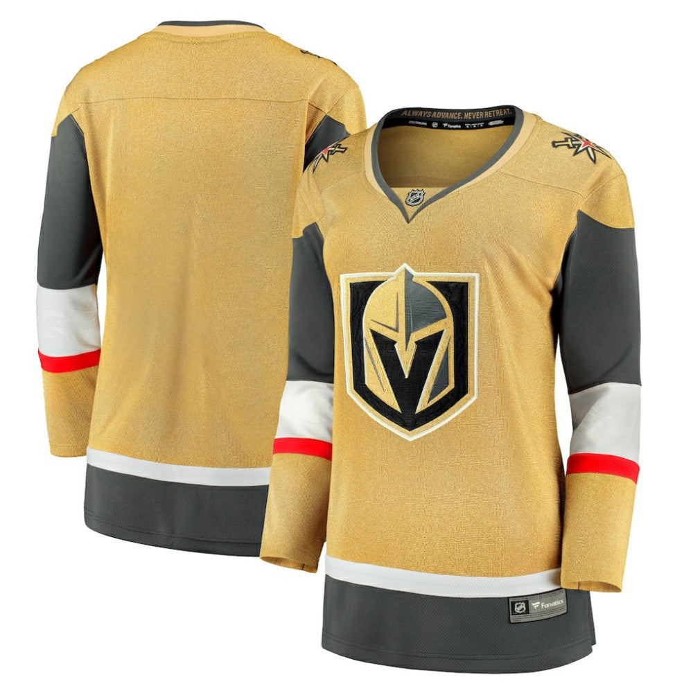 Vegas Golden Knights Fanatics Women's Home Breakaway Jersey - Gold - NHL 5335197
