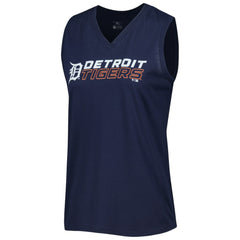 Detroit Tigers Levelwear Women's Paisley Chase V-Neck Tank Top - Navy - MLB Online