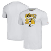 Roberto Clemente Pittsburgh Pirates Homage Illustration Tri-Blend T-Shirt - Heather Gray - MLB on Sale