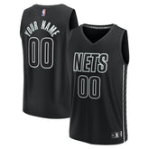 Brooklyn Nets Youth Fast Break Replica Custom Jersey Statement Edition Black | Fanatics discount