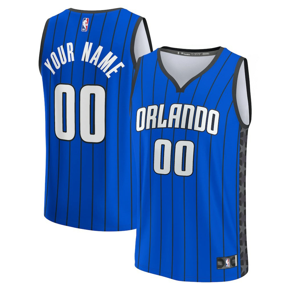 Orlando Magic Youth Fast Break Replica Custom Jersey Statement Edition Blue | Fanatics Near Me