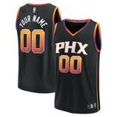 Phoenix Suns Youth Fast Break Replica Custom Jersey Statement Edition Black | Fanatics outlet