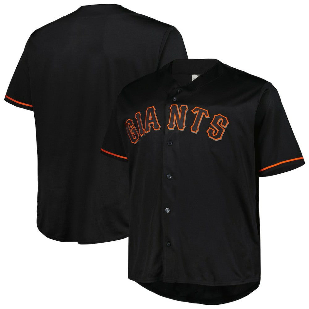 San Francisco Giants Big & Tall Pop Fashion Jersey - Black - MLB on Sale