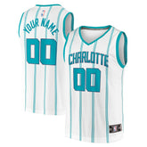 Charlotte Hornets Fast Break Custom Replica Jersey Association Edition White | Fanatics Lifestyle