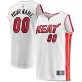 Miami Heat Fast Break Custom Replica Jersey Association Edition White | Fanatics
