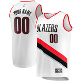 Portland Trail Blazers Fast Break Custom Replica Jersey Association Edition White | Fanatics discount