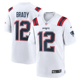 Nike Tom Brady New England Patriots Retired Game Jersey White