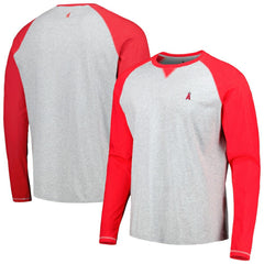 Los Angeles Angels johnnie-O Alsen Raglan Long Sleeve T-Shirt - Red/Heather Gray - MLB Online