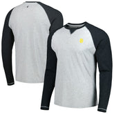San Diego Padres johnnie-O Alsen Raglan Long Sleeve T-Shirt - Charcoal/Heather Gray - MLB Lifestyle