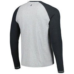 San Diego Padres johnnie-O Alsen Raglan Long Sleeve T-Shirt - Charcoal/Heather Gray - MLB Lifestyle