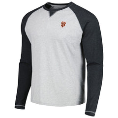 San Francisco Giants johnnie-O Alsen Raglan Long Sleeve T-Shirt - Charcoal/Heather Gray - MLB Sale