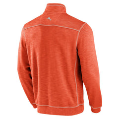 Cleveland Browns Tobago Bay Tri-Blend Half-Zip Sweatshirt Orange
