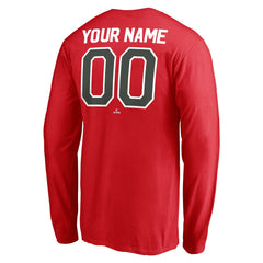 Cincinnati Reds Personalized Cooperstown Collection Winning Streak Long Sleeve T-Shirt - Red - MLB Lifestyle