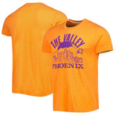 Phoenix Suns Homage Unisex Hometown Hyper Local Tri-Blend T-Shirt Orange