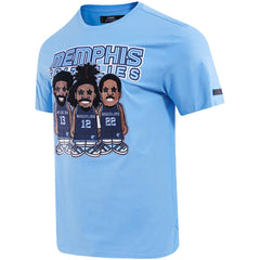 Jaren Jackson Jr., Ja Morant, Desmond Bane Memphis Grizzlies Pro Standard Multi Lineup T-Shirt Light Blue