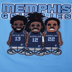 Jaren Jackson Jr., Ja Morant, Desmond Bane Memphis Grizzlies Pro Standard Multi Lineup T-Shirt Light Blue